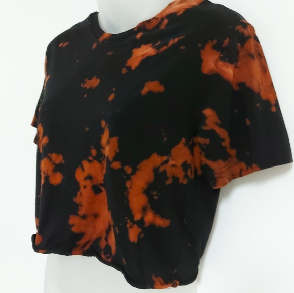 Free Add-on George Crop Top in Rust & Black, Size S - Picture 4 of 9